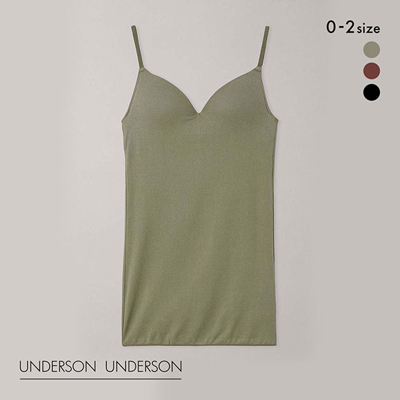 アンダーソンアンダーソン 大草直子×UNDERSON UNDERSON カップインキャミソール レディース カップ付き ブラトップ