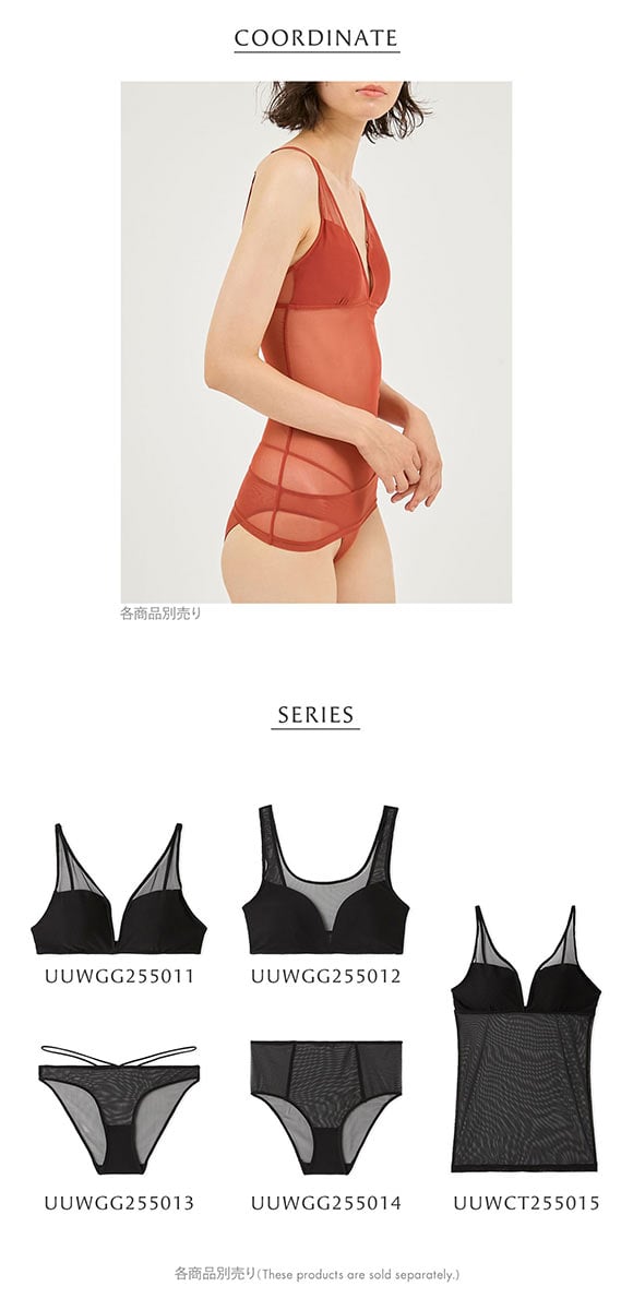 アンダーソンアンダーソン シアーカップインキャミソール UNDERSON UNDERSON カップ付き カップイン