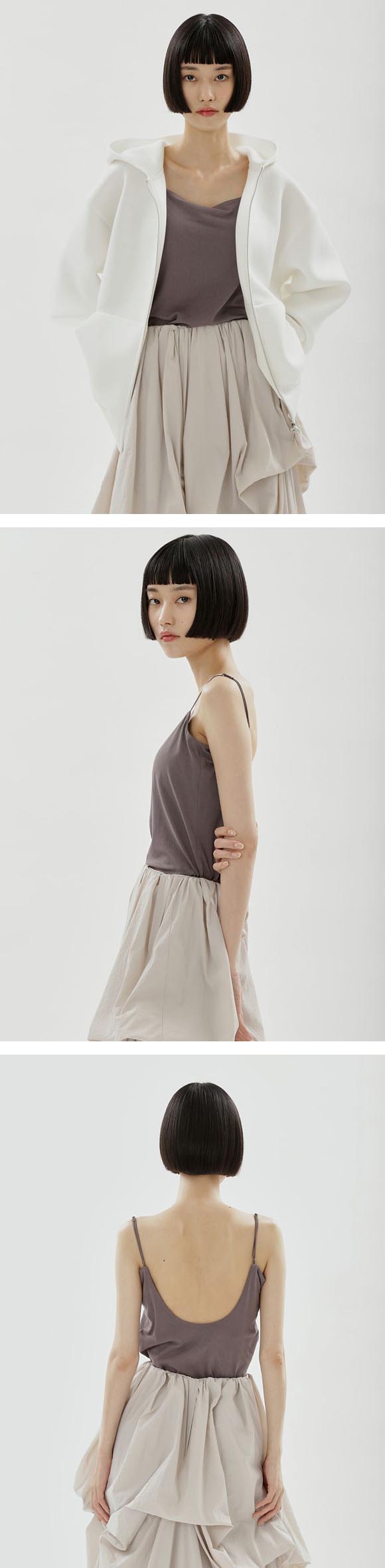 アンダーソンアンダーソン WASHIFABRIC(R) バックオープンキャミソール カップ付き UNDERSON UNDERSON カップイン