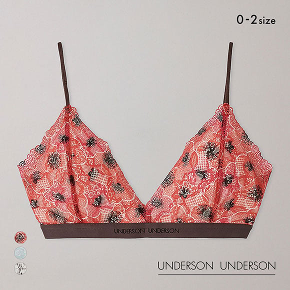 アンダーソンアンダーソン L.Rix Fantasy上野リチ×UNDERSON UNDERSON レースブラ ランジェリー ブラジャー ノンワイヤー ブラレット