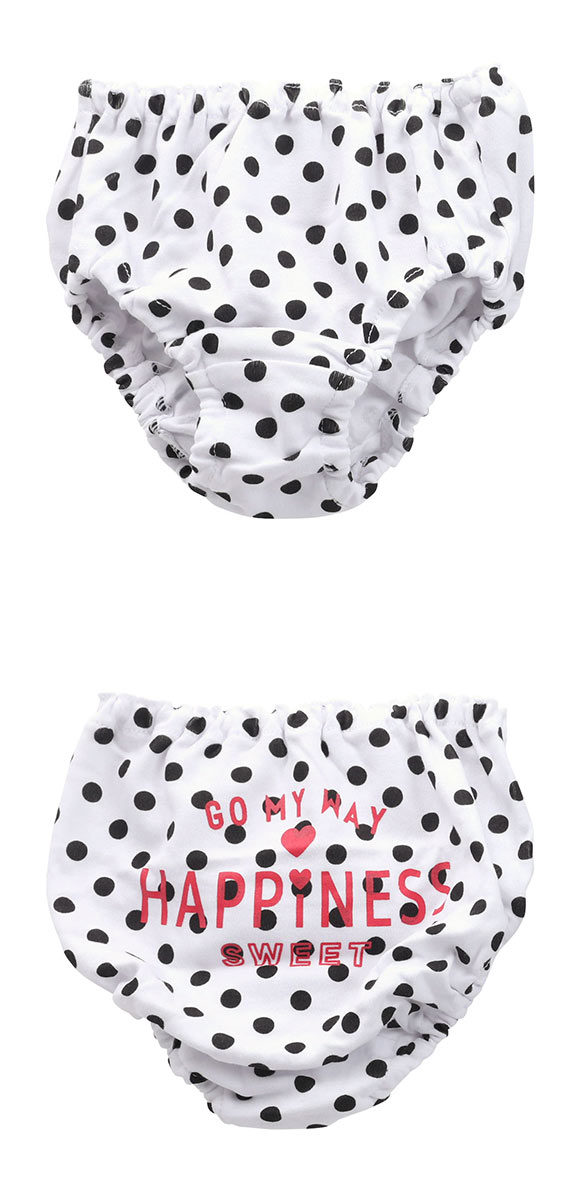 ガロー Garau ショーツ キッズ ジュニア 女の子 綿100％ 3枚セット モノトーン 130 140 150 160 165