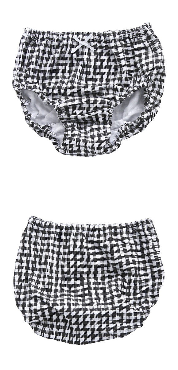 ガロー Garau ショーツ キッズ ジュニア 女の子 6枚セット 綿100％ モノトーン調 130 140 150 160 165