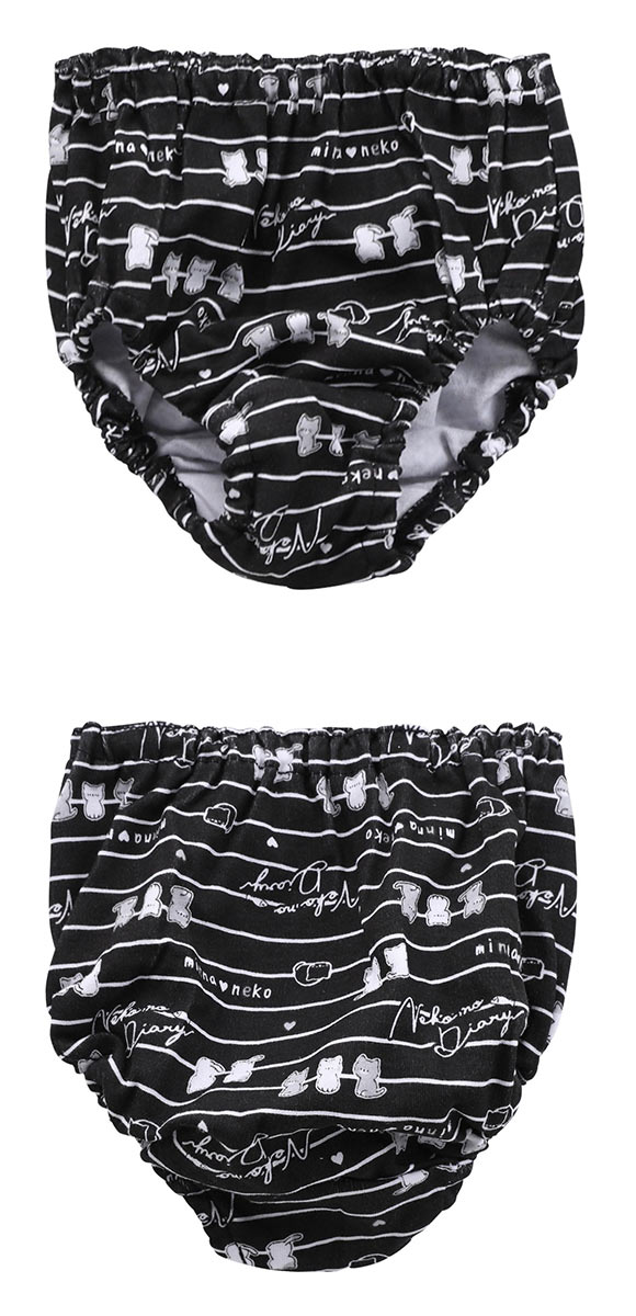 ガロー Garau キッズ ジュニア ショーツ 5枚セット 女の子 女児 ガールズ 綿100％ モノトーン 動物柄 130 140 150 160 165