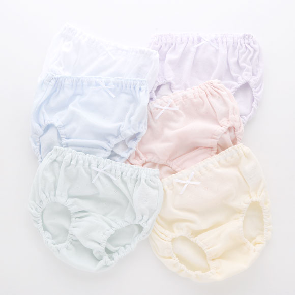 ガロー Garau キッズ ジュニア パターンメッシュ ショーツ 6枚セット 女児 女の子 無地 110 120 130 140 150 160 165