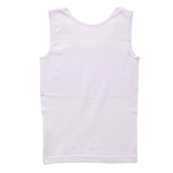 ガロー Garau 胸二重 タンクトップ インナー キッズ ジュニア 女の子 サラサラコットン 2枚セット 120 130 140 150 160 綿100％