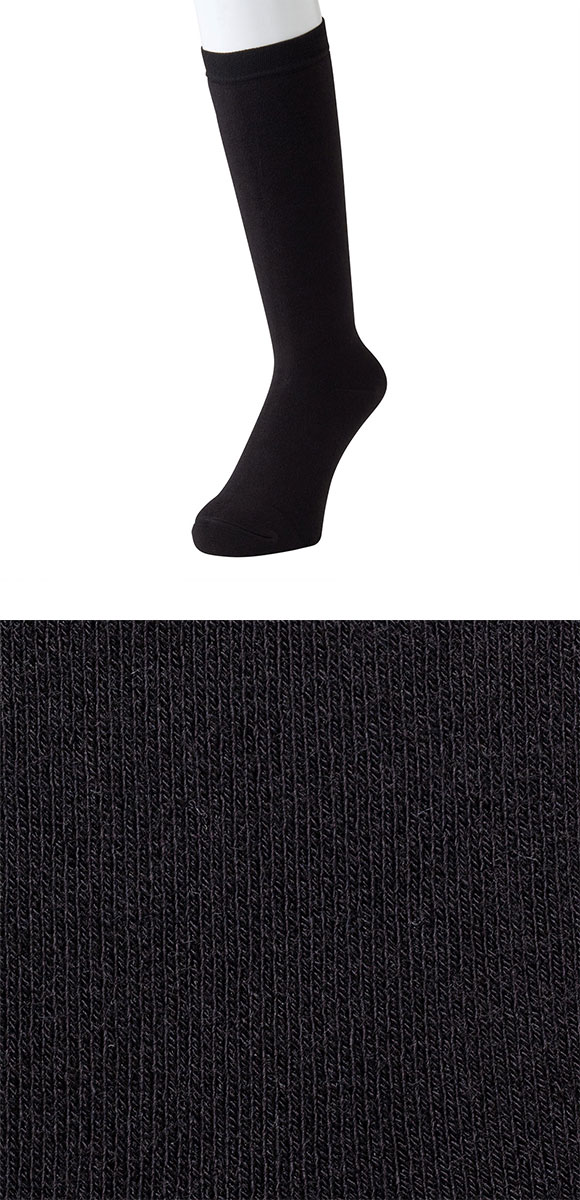 ココピタ あったか実感 ハイソックス丈 靴下 つま先が厚い あったかソックス 冷え対策 つま先二重 吸湿発熱 保温 レディース 通勤 通学