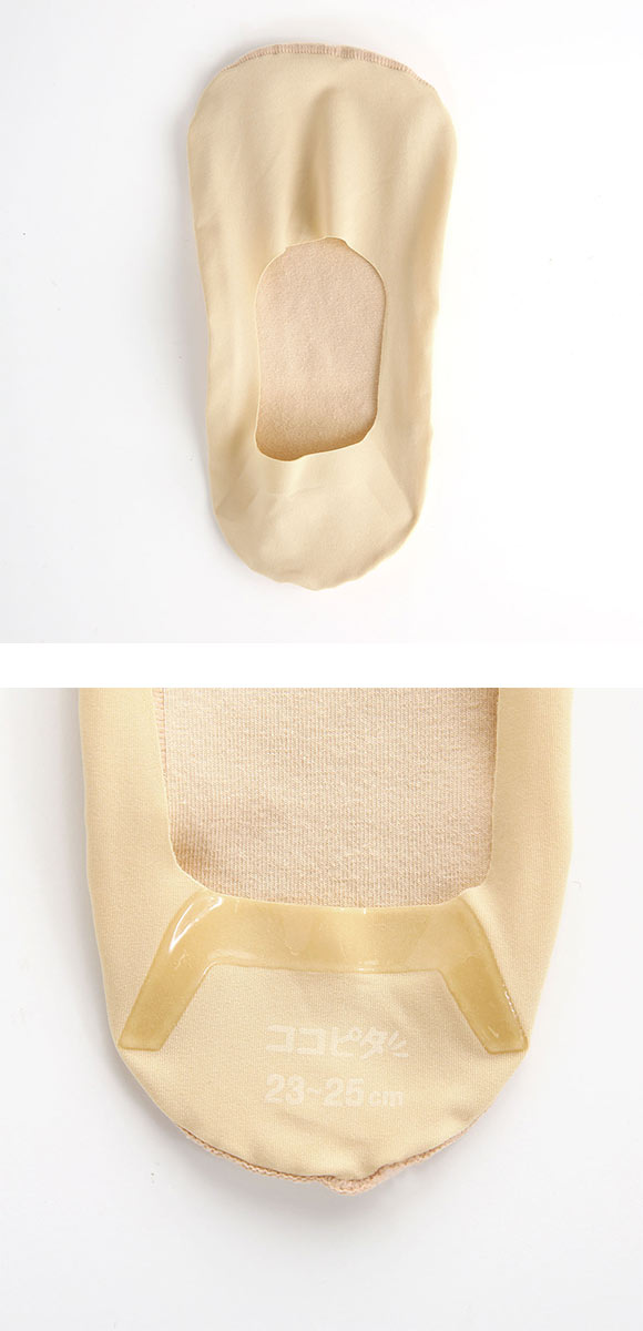 ココピタ KOKOPITA 脱げないココピタ フットカバー 3足組 やや深履き ソックス 靴下 21-23cm 23-25cm 24-26cm レディース