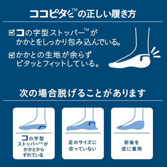 脱げないココピタプラス さらっと実感 見せないスニーカー丈 フットカバー 消臭 吸水 メッシュ okamoto メンズ 25-27cm 27-29cm