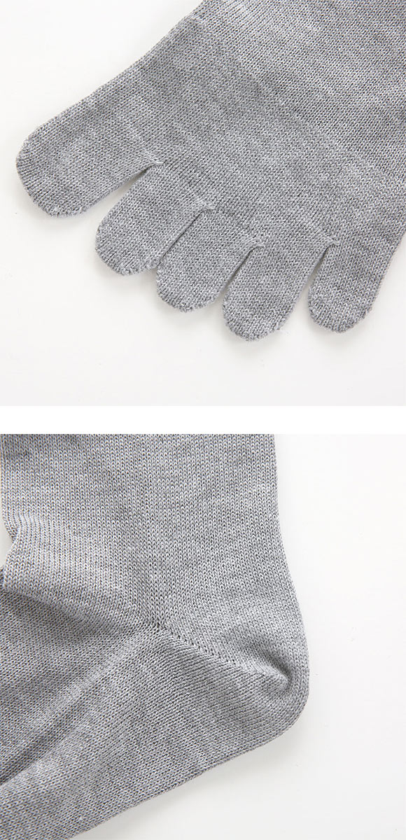 ミズノ MIZUNO ソックス 靴下 クルー丈 5本指 3足組 つま先かかと高耐久 メンズ 24-26cm 26-28cm