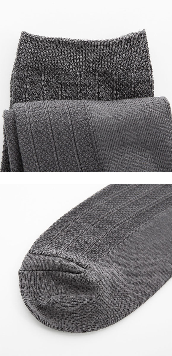 スーパーソックス ストライプ柄 14cm丈 ムレない におわない 靴下 24-26cm 26-28cm SUPER SOX