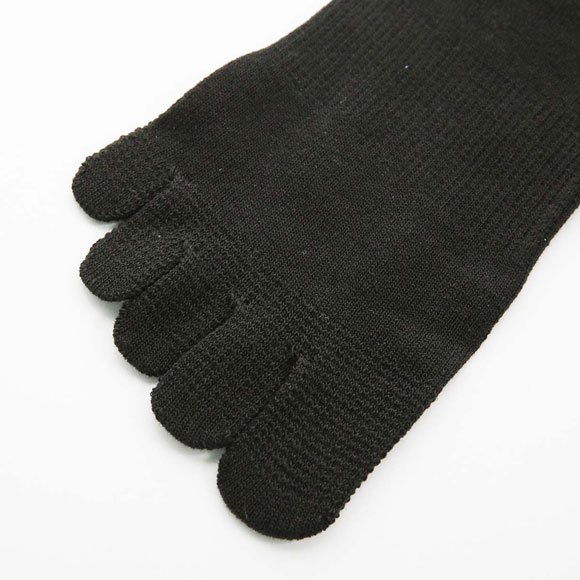 スーパーソックス 5本指 スニーカー丈 ムレない におわない 靴下 メンズ 24-26cm 26-28cm SUPER SOX