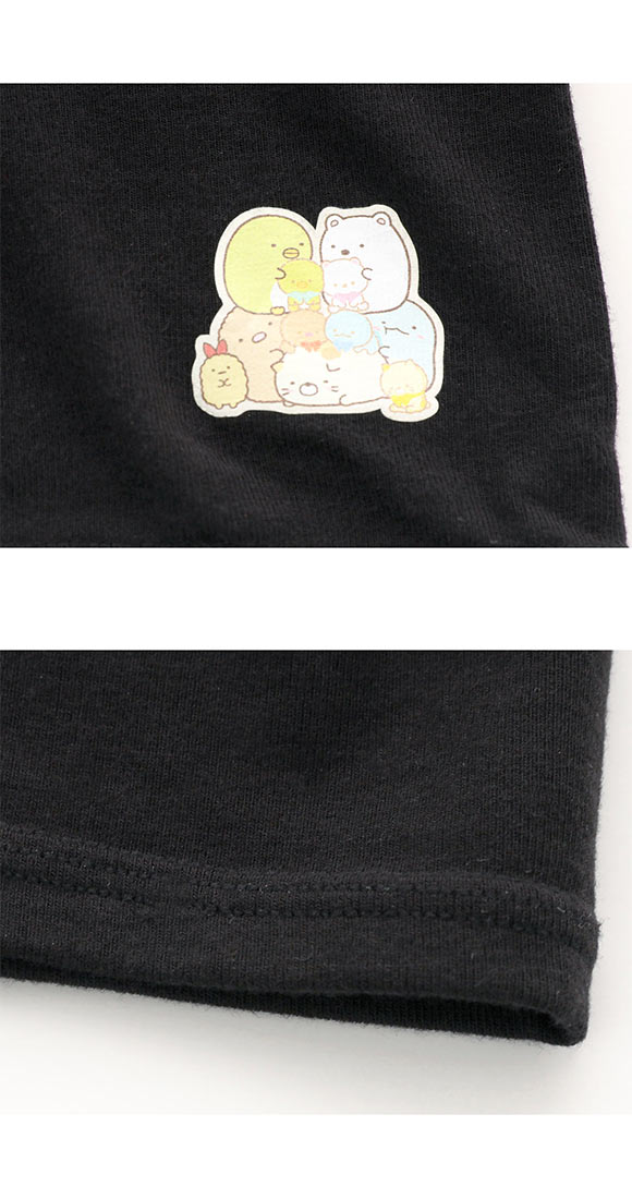 すみっこぐらし くろぱん KUROPAN オーバーパンツ インナースパッツ ショートタイプ 吸湿発熱 保温