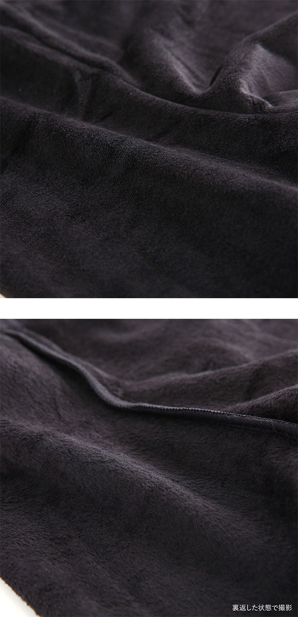 okamoto くろぱん KUROPAN スパッツ オーバーパンツ ひざ上20cm丈 たっぷり厚手 毛布パンツ こっそり冷え対策 レディース