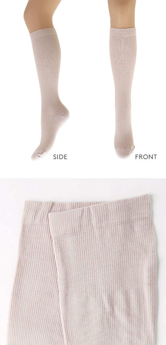 靴下サプリ うずまいて血行を促すソックス ハイソックス 靴下 着圧 日本製 21-23cm 23-25cm レディース