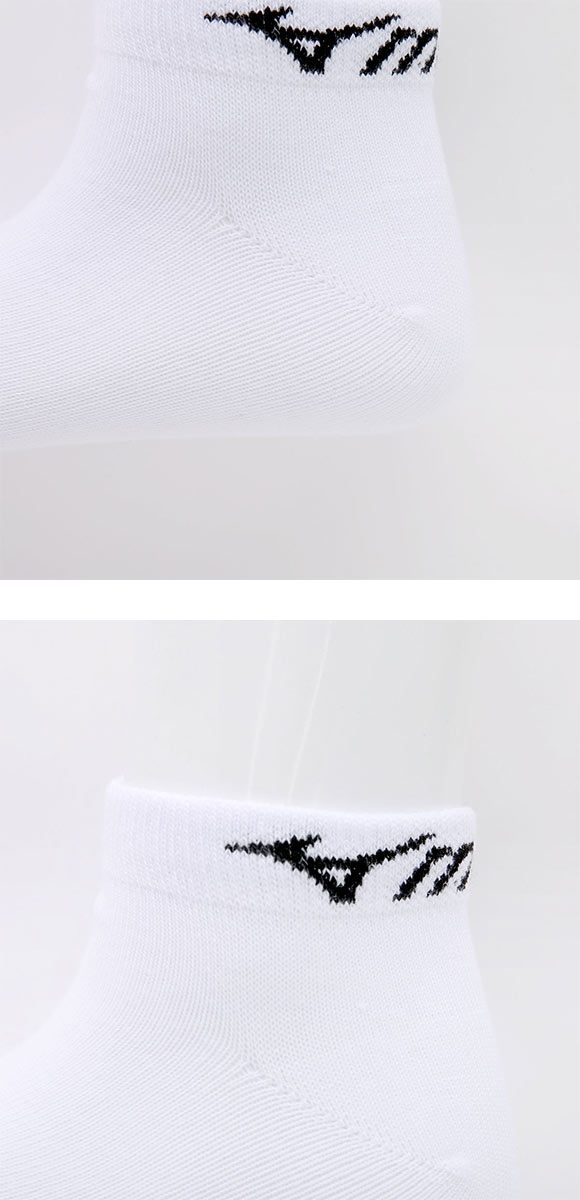 ミズノ ソックス スニーカー丈 3足セット 破れにくい 丈夫 白 メンズ スクール スポーツ 24-26cm 26-28cm MIZUNO