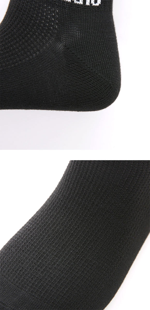 ミズノ ソックス ショート丈 3足セット 破れにくい 黒 甲メッシュ 通気性 メンズ 24-26cm 26-28cm 靴下 MIZUNO