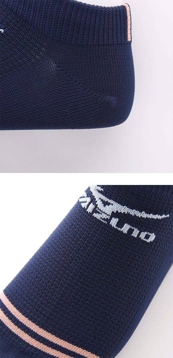 ミズノ DRY ソックス スニーカー丈 3足セット 速乾 甲メッシュ 通気性 破れにくい レディース 23-25cm 靴下 MIZUNO