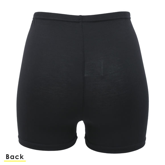 くろぱん とろ～りやわらかタッチ レディース オーバーパンツ