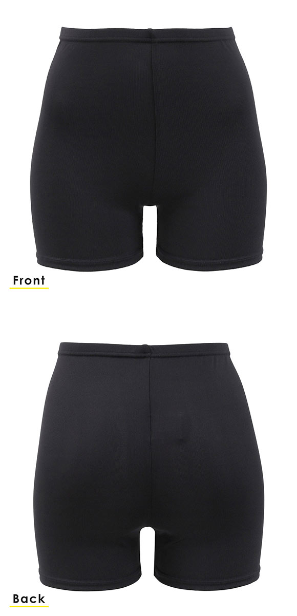 くろぱん さらさらDRY レディース オーバーパンツ ひざ上20cm丈 吸水速