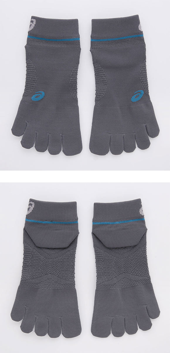 アシックス 五本指ソックス クイックドライ 3足組 7.5cm丈 ASICS メンズ