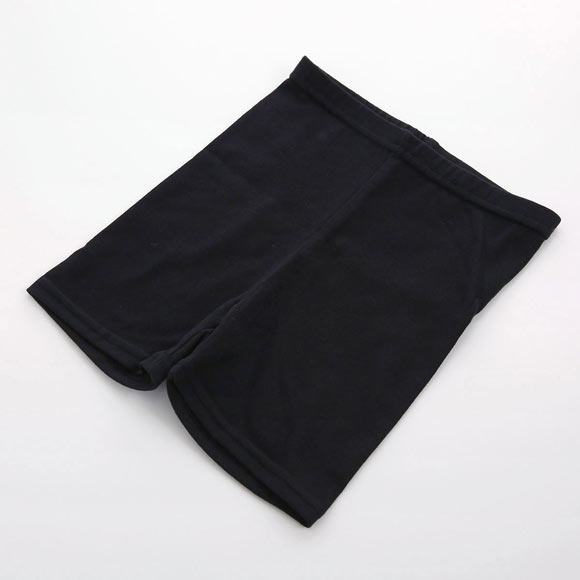 くろぱん KUROPAN スパッツ オーバーパンツ ショート丈 キッズ ジュニア 女の子 のび～る綿混 無地