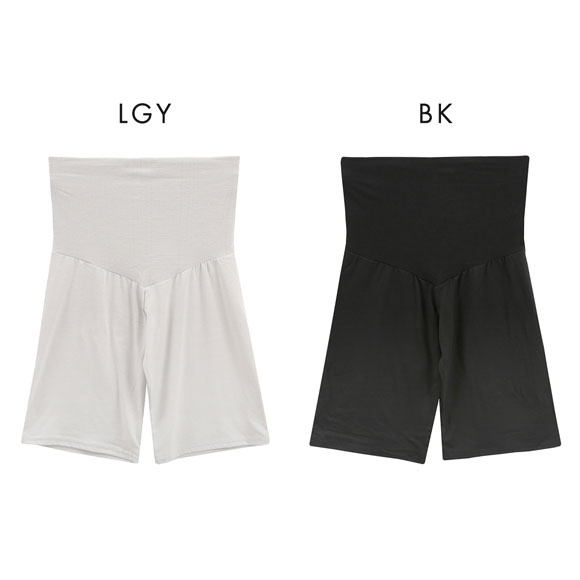 プラチナホット 温感ペチコートレギンス 5分丈 腹巻つき