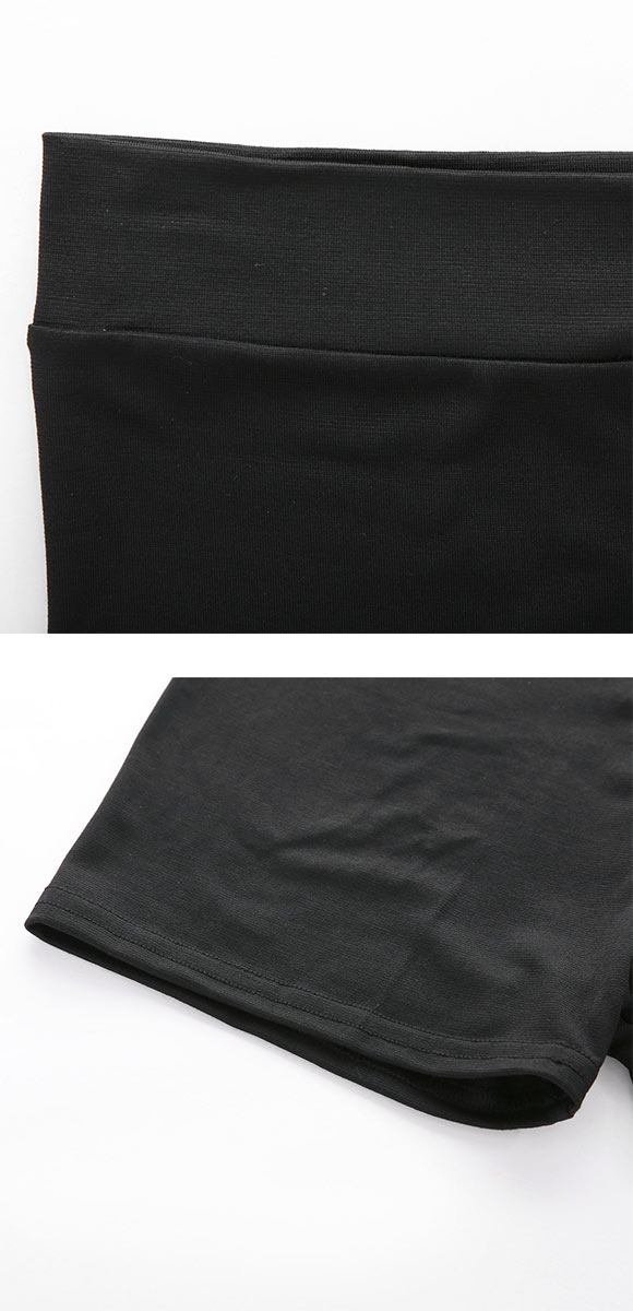 プラチナホット レギンス 1分丈 あったか 裏起毛 保温 M L LL 3L