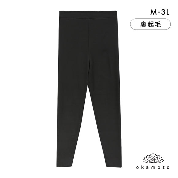 プラチナホット レギンス 10分丈 あったか 裏起毛 保温 M L LL 3L 大きいサイズ レディース okamoto Platinumhot