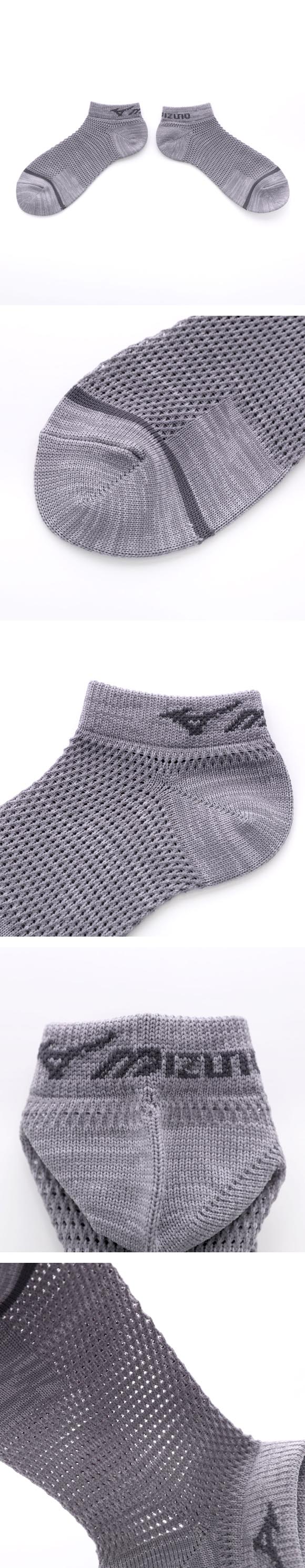 ミズノ ソックス スニーカー丈 3足セット オールメッシュ 高通気 破れにくい メンズ 24-26cm 26-28cm 靴下 MIZUNO