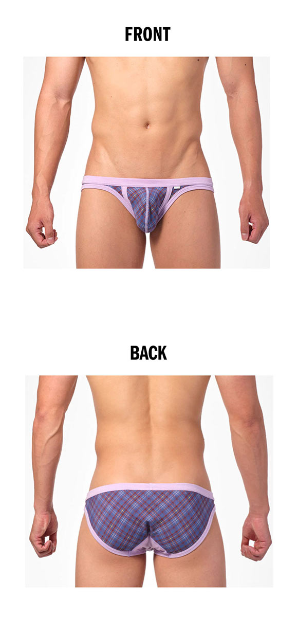 トゥート TOOT タータンチェック ビキニ 2 フルバック メンズ ブリーフ 前閉じ CV23A015