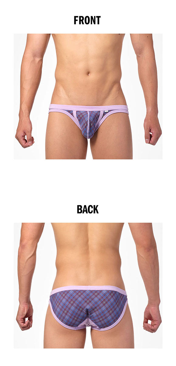 トゥート TOOT タータンチェック ビキニ 2 フルバック メンズ ブリーフ 前閉じ CV23A015