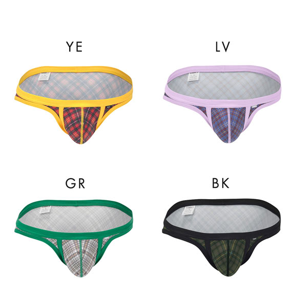 トゥート TOOT タータンチェック ビキニ 2 フルバック メンズ ブリーフ 前閉じ CV23A015