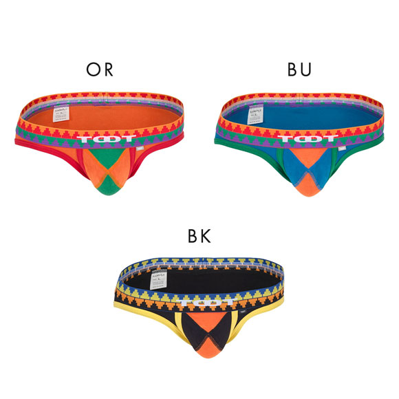 トゥート TOOT トライバル クロスカップ ビキニ フルバック メンズ 前閉じ CV23A102 コットン 綿