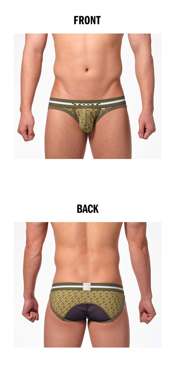 トゥート TOOT ガゼットネット ビキニ カップビキニ フルバック メンズ 前閉じ CV24S014 立体カップ