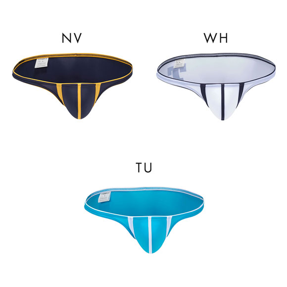 トゥート Tプリント ミニマル カップビキニ メンズ 前閉じ 立体カップ ローライズ TOOT