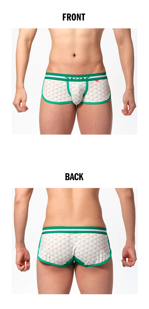 トゥート TOOT モノグラム ランニング ボクサーパンツ ローライズ メンズ 前とじ XB23S011