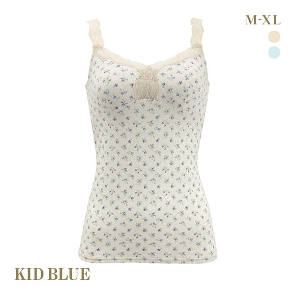 キッドブルー 25デニムフラワー キャミソール レディース インナー KID BLUE