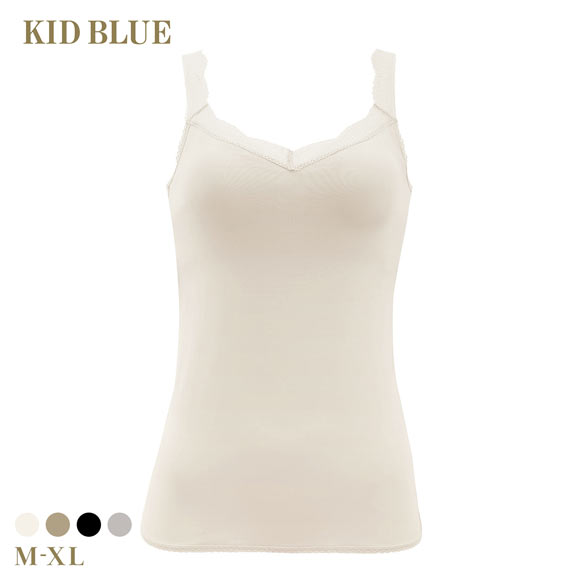 キッドブルー 24ベンベルグベア天 キャミソール カップ付き インナー 大きいサイズ KID BLUE