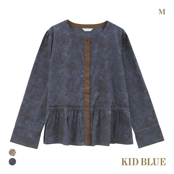 キッドブルー 25AW LIBERTYプリント 長袖 パジャマ トップス KID BLUE 送料無料 キッドブルー 25AW LIBERTYプリント 長袖 パジャマ トップス KID BLUE