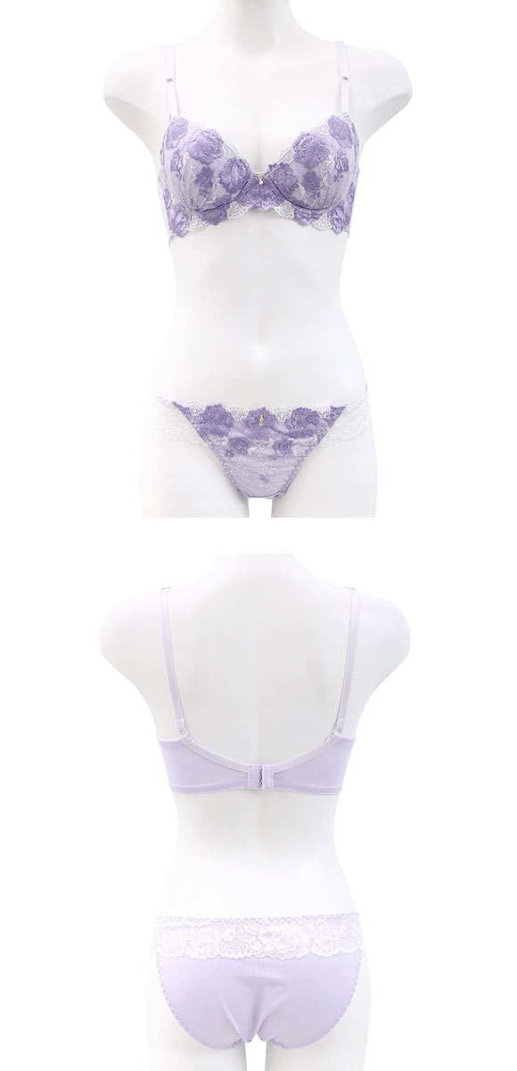 サンエイ 脇高 フェミニンローズガーデン ブラセット ABCD 脇肉 はみ肉