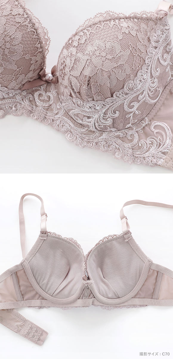 サンエイ アラベスクボタニカル ブラセット ABCD 脇肉 はみ肉すっきり 脇寄せ ブラジャー ショーツ セット 美胸 谷間 丸胸 SANEI