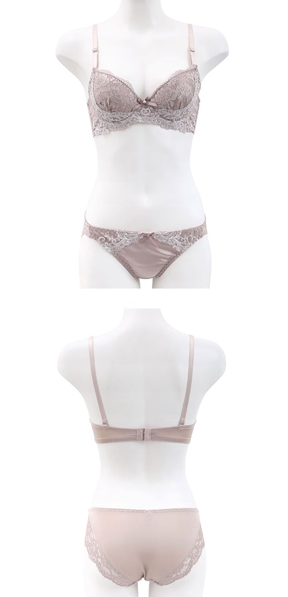 サンエイ アラベスクボタニカル ブラセット ABCD 脇肉 はみ肉すっきり 脇寄せ ブラジャー ショーツ セット 美胸 谷間 丸胸 SANEI