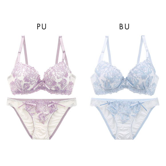 サンエイ 脇高 エレノアフラワー ブラセット ABCD 脇肉 はみ肉すっきり 脇寄せ ブラジャー ショーツ セット 美胸 谷間 丸胸 SANEI