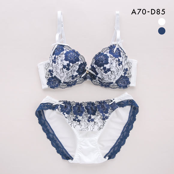 サンエイ 脇高 クラシカルレディローズ ブラセット ABCD 脇肉 はみ肉すっきり 脇寄せ ブラジャー ショーツ セット 美胸 谷間 丸胸 SANEI