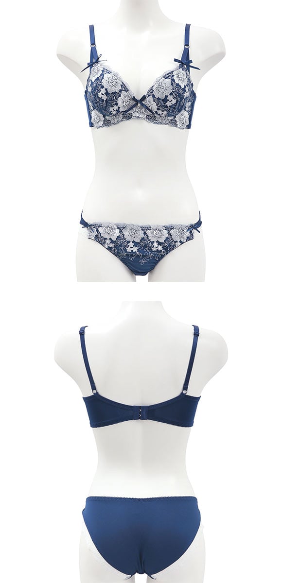 サンエイ 脇高 クラシカルレディローズ ブラセット ABCD 脇肉 はみ肉すっきり 脇寄せ ブラジャー ショーツ セット 美胸 谷間 丸胸 SANEI