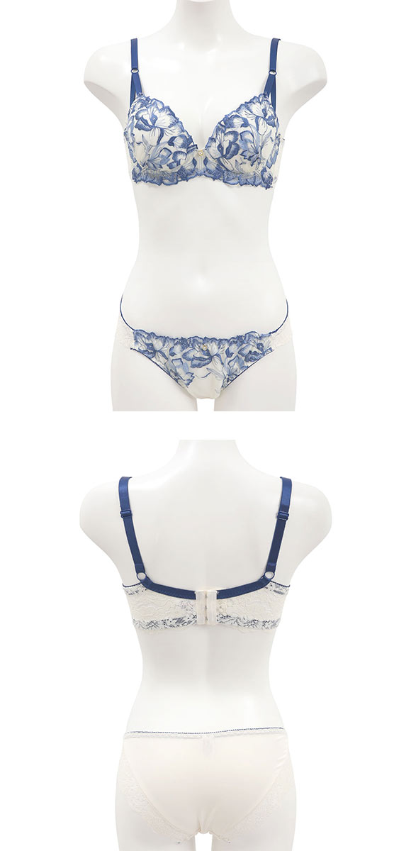 サンエイ 脇高 アロマティックメモワール ブラセット EF 脇肉 はみ肉すっきり 脇寄せ ブラジャー ショーツ セット 大きいサイズ SANEI