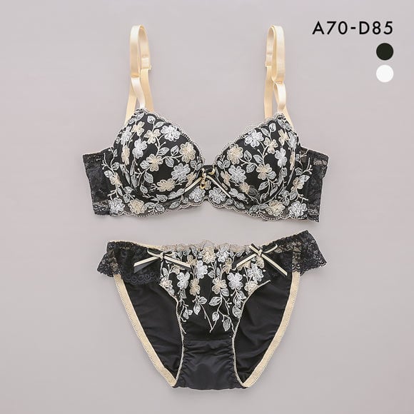 サンエイ 脇高 ユーフォリア ブラセット ABCD 脇肉 はみ肉すっきり 脇寄せ ブラジャー ショーツ セット 美胸 谷間 丸胸 SANEI