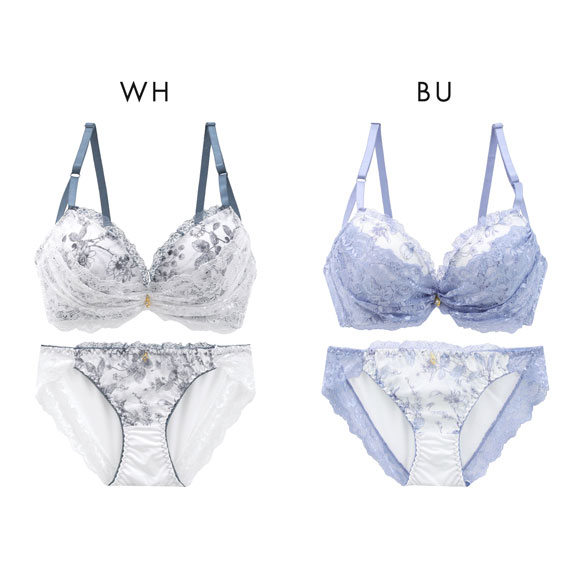 サンエイ 脇高 トワルドジュイ×カバーレース ブラセット ABCD 脇肉 はみ肉すっきり 脇寄せ ブラジャー ショーツ セット 美胸 谷間 丸胸 SANEI