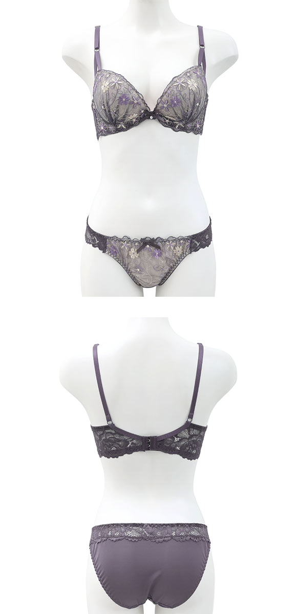 サンエイ 脇高 ライトフラッシュヴェイル ブラセット ABCD 脇肉 はみ肉すっきり 脇寄せ 着やせ ブラジャー ショーツ セット SANEI