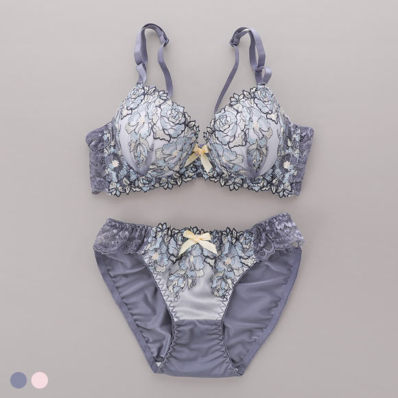 サンエイ 脇高 シャイニーローズ ブラセット ABCD 脇肉 はみ肉すっきり 脇寄せ ブラジャー ショーツ セット 美胸 SANEI